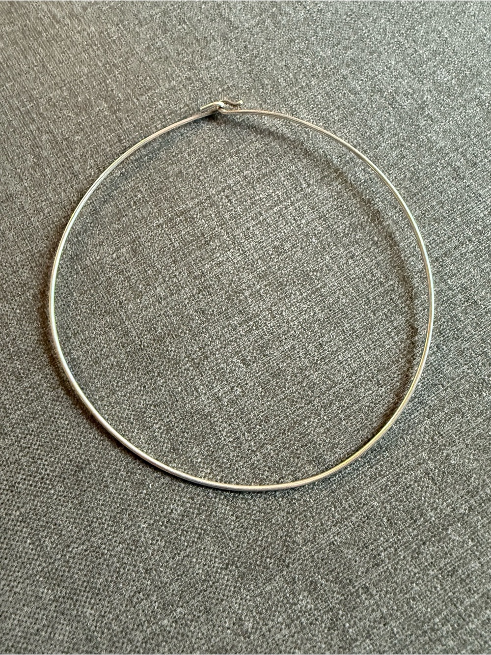 🩵 AUTHENTIC VINTAGE TIFFANY & CO. STERLING SILVER WIRE CHOKER NECKLACE